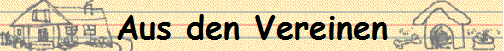 Aus den Vereinen