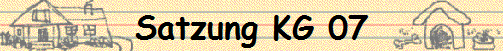 Satzung KG 07